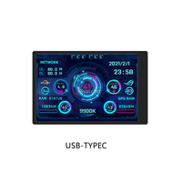 Nvarcher 3.5 Inch 480*320 IPS LCD Monitor Display AIDA64 USB  Sub-Screen Support Raspberry Pi With RGB Breathing Light