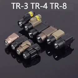 Tactical TR3 TR4 TR8 Pistol Gun Scout Light Weapon Light Red Dot Sight For Glock 17 19 CZ 75 1911 Hunting Lanterna