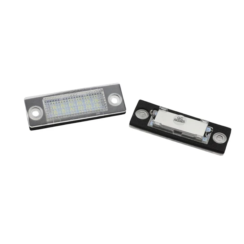 For Passat B6 Variant B5 VW Golf MK5 Plus Caddy Touran Jetta VI Transporter T5 License Plate Light 2PCS LED Number Plate Lights