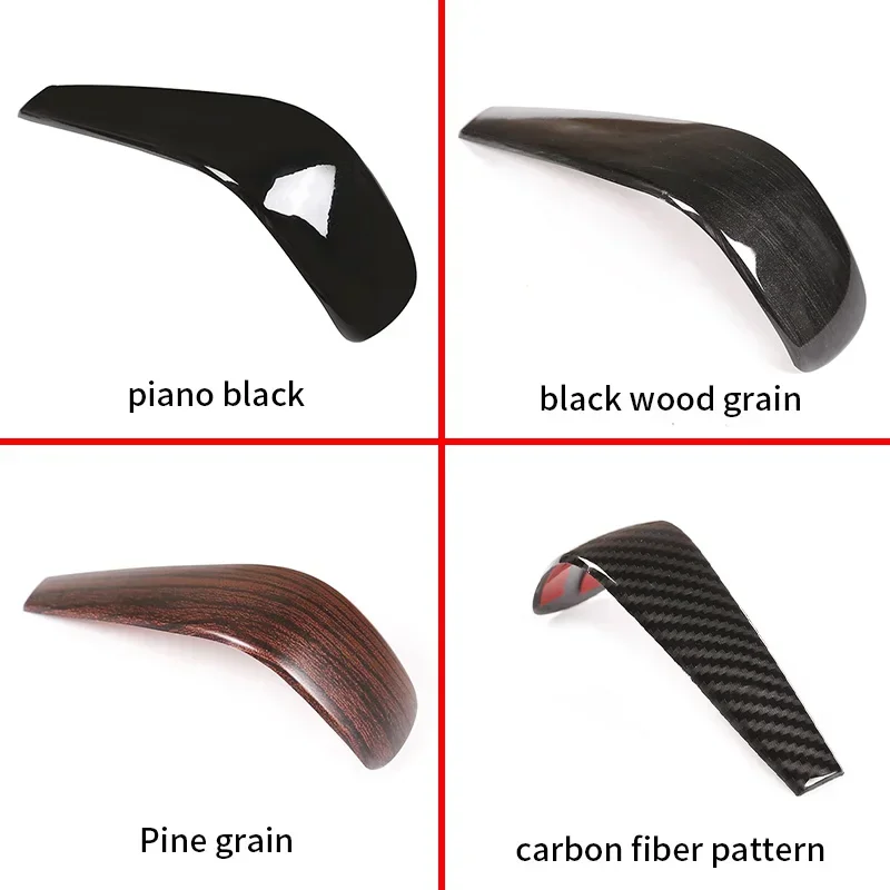For BMW 1 Series 3 Series X1 E90 E92 E93 E87 ABS Carbon Fiber/Matte Black Car Shift Head Patch Decoration Car Accessories