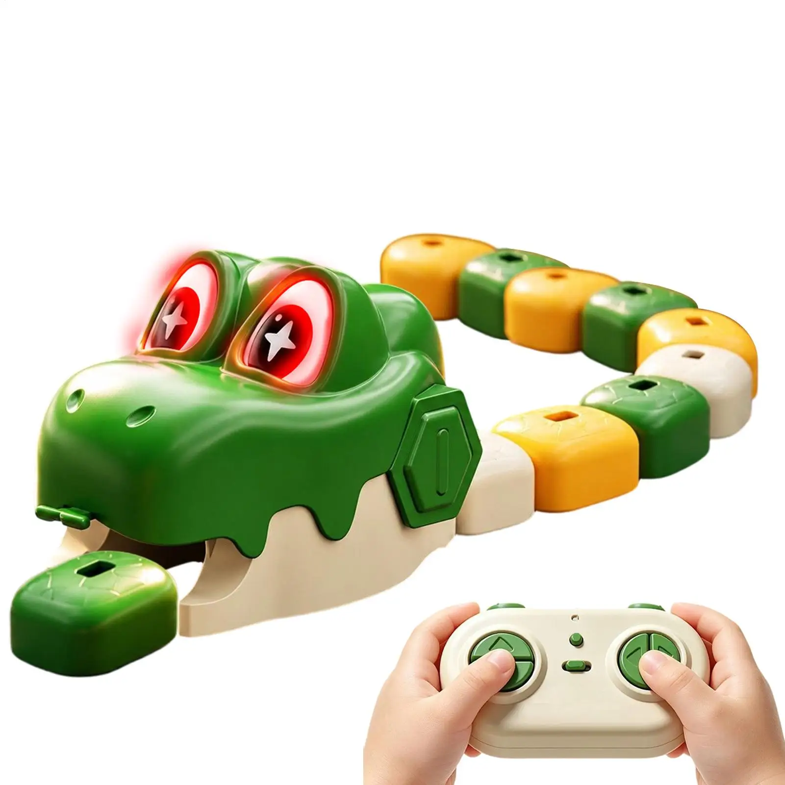 Remote Control Snake Game 2-Player Magnetic Educational Interactive Toy Kids Snake Game For Party Activities Preschool