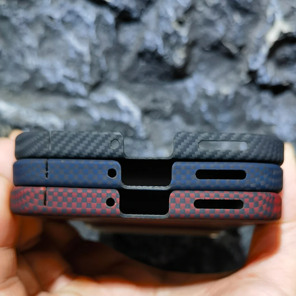 Real Genuine 100% Carbon Fiber Aramid Magnetic Case For Huawei Pura X View For Magsafe Magnets Pura X View Shell