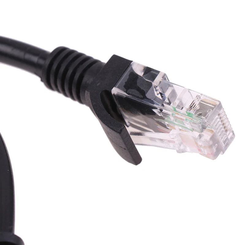 1Pc Preto 48V Para 12V POE Conector Adaptador de Cabo Splitter Injector Power Splitter Interruptor POE 48v Para 12