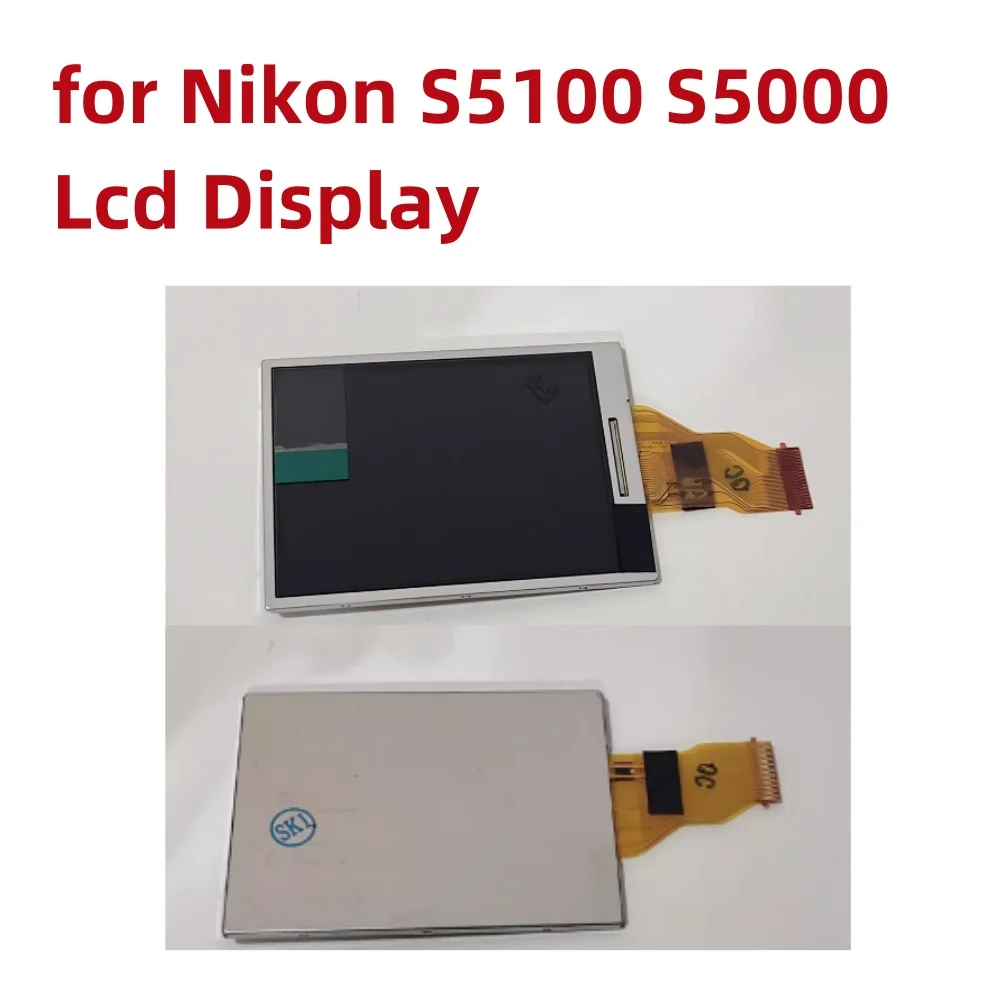 Alideao-NEW LCD Display Screen Repair Part for NIKON COOLPIX S5100 S5000 Digital Camera With Backlight,100% Original