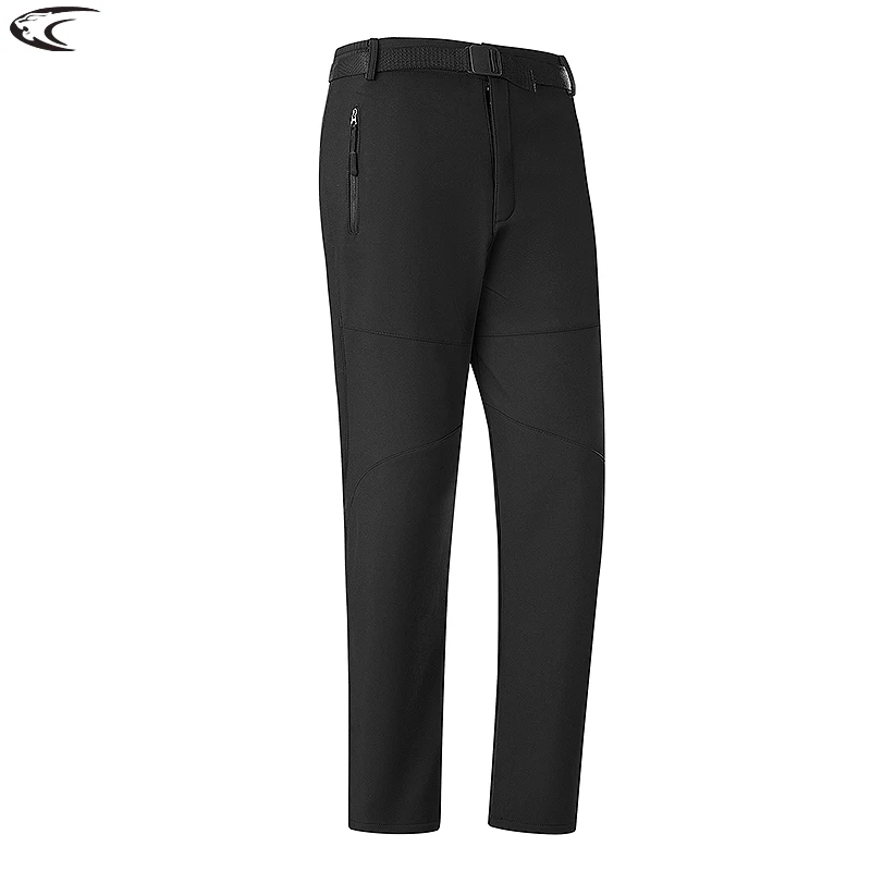 LNGXO Winter Fleece Women Pants Hiking Climbing Camping Waterproof Work Pants Outdoor Sports Mountaineering Skiing Warm Trousers