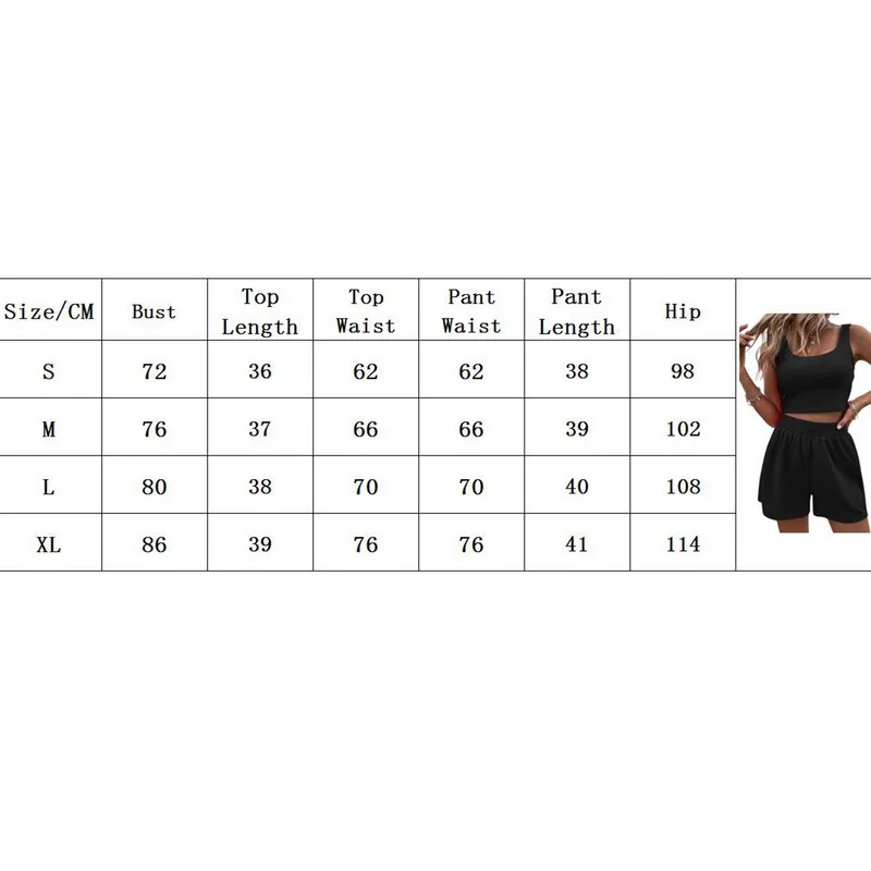 여성용 투피스 팬츠 세트, 2023 캐주얼 슈트, 스퀘어넥 크롭탑, 루즈한 짧은 바지, 섹시한 클럽 스트리트웨어, 여름 옷