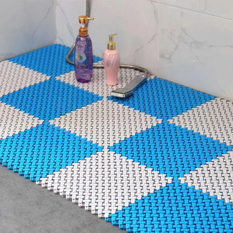 Soft Waterproof Anti Slip Bath Rug Anti Fall Floor Mat For Shower Toilet Bathroom Daily Foot Water Absorbing Shower Mat