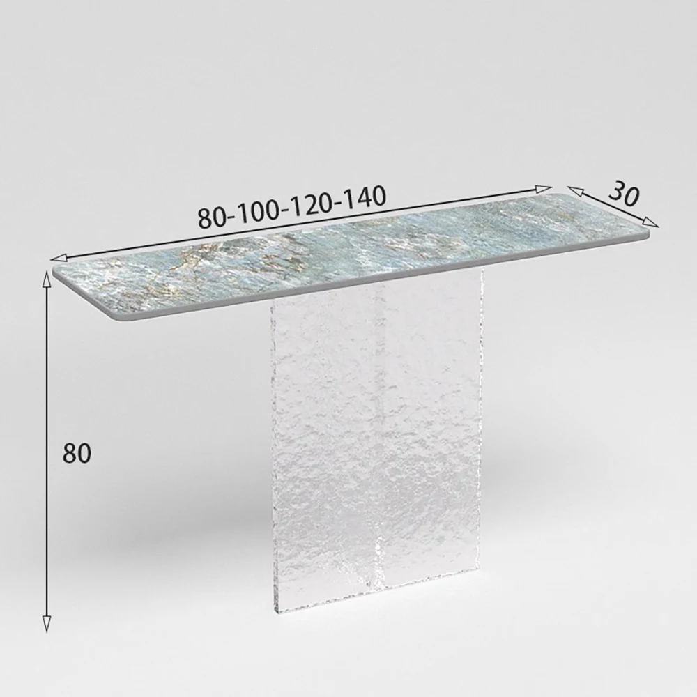 Luxury Acrylic Console Table Entrance Modern Nordic Minimalist Console Table Aesthetic Unique Tavolo Soggiorno Home Furniture