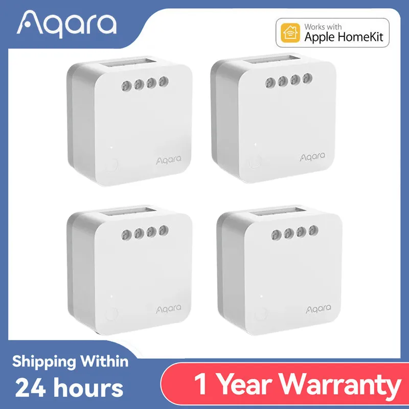 Aqara Single Switch Module T1 Zigbee 3.0 Relay Controller Remote/Timing/Delay Switch Intelligent Linkage Work With Homekit App