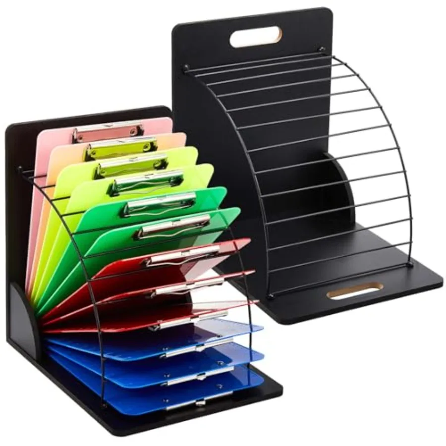 

Комплект из 2 черных подставок для планшетов из дерева и металла, держатель для планшетов, стойка для хранения, для учителей, студентов, дома и офиса, требуется сборка