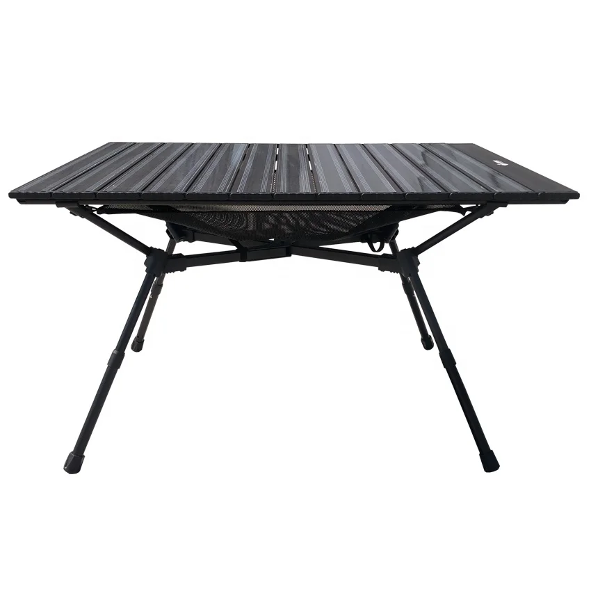 

Outdoor Lightweight Portable Foldable Camping Table Aluminum Camp Picnic Table for BBQ Beach