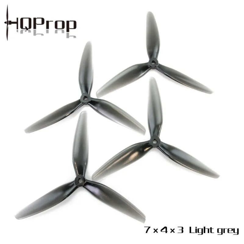 2Pairs(2CW+2CCW) HQPROP 7X4X3 7040 3-Blade PC Propeller for RC FPV Freestyle 7inch Long Range LR7 Cinelifter Drones DIY Parts