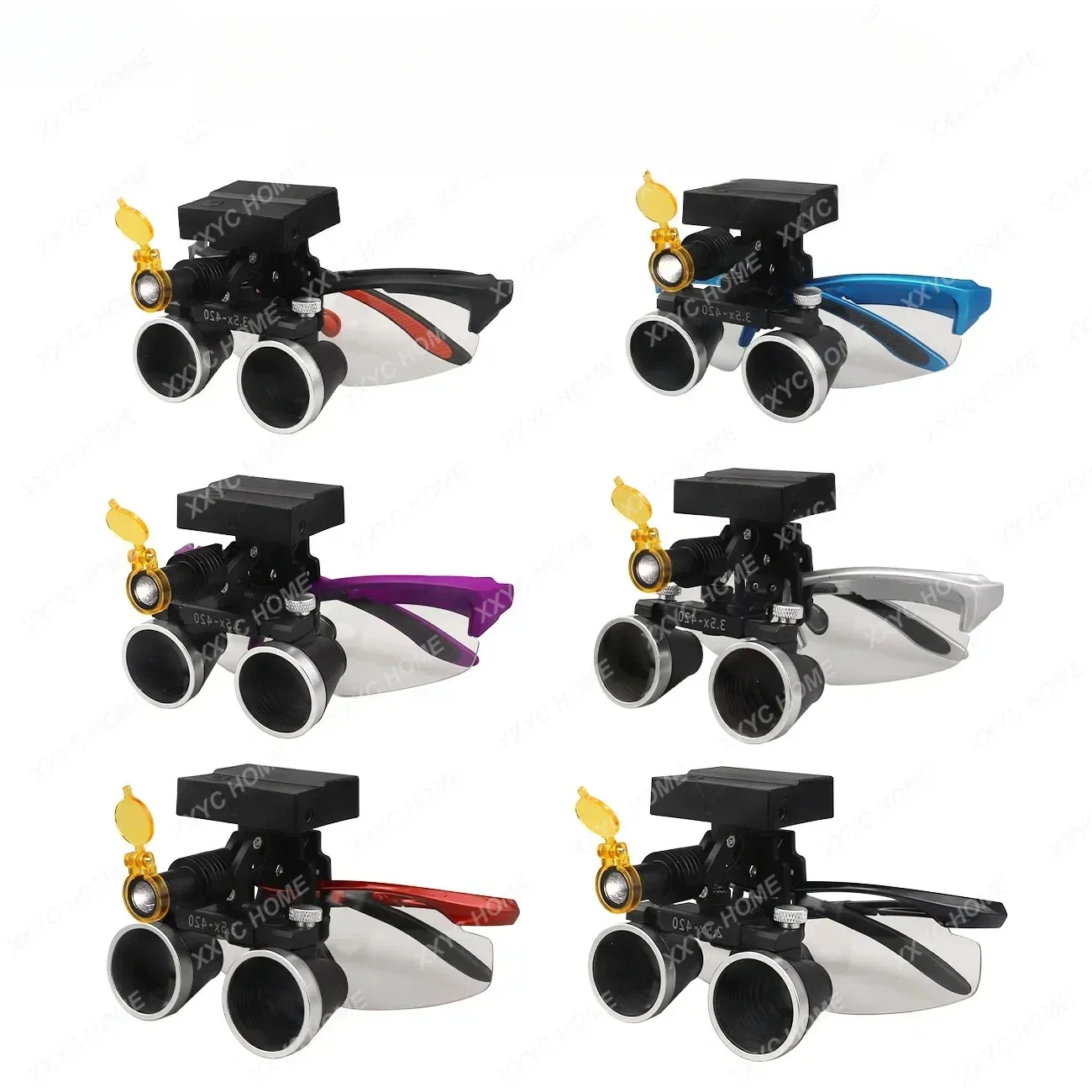 

Dental Loupes Dental Magnifier Dental Lab Medical Loupes Magnification Binocular 2.5/3.5x Headlight Wireless 5W Headlamp