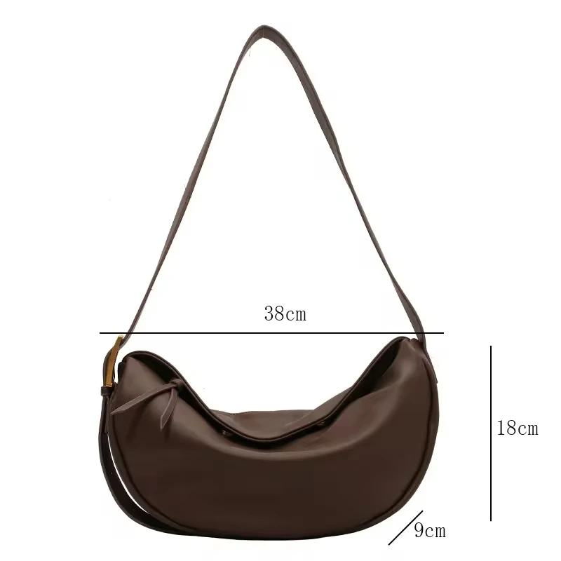 Torebki Crossbody dla kobiet Luksusowe torebki o dużej pojemności Solidne miękkie torby na ramię Kobiece torby podróżne Hobos Vintage Sac New