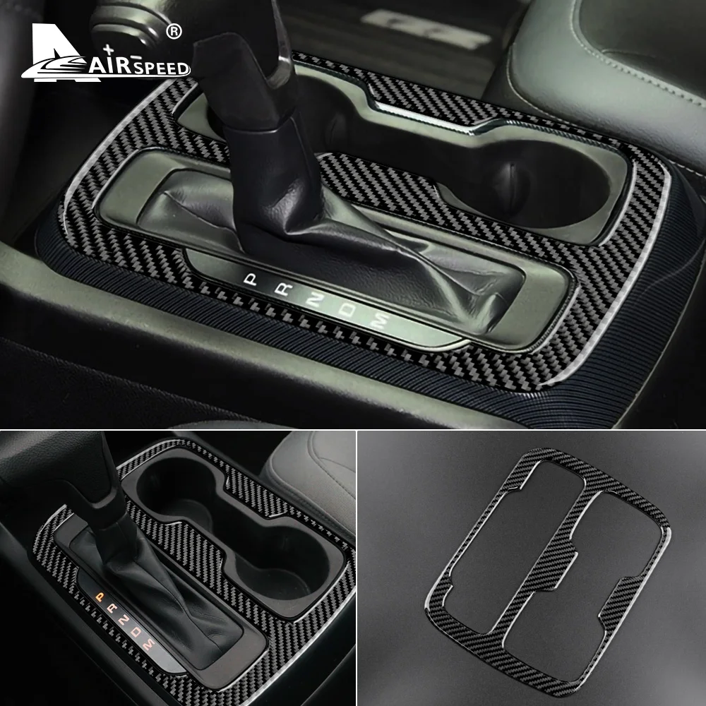 

Real Soft Carbon Fiber for Chevrolet Colorado 2015 2016 2017 2018 2019 2020 2021 2022 GMC Canyon Gear Shift Rear Center Water
