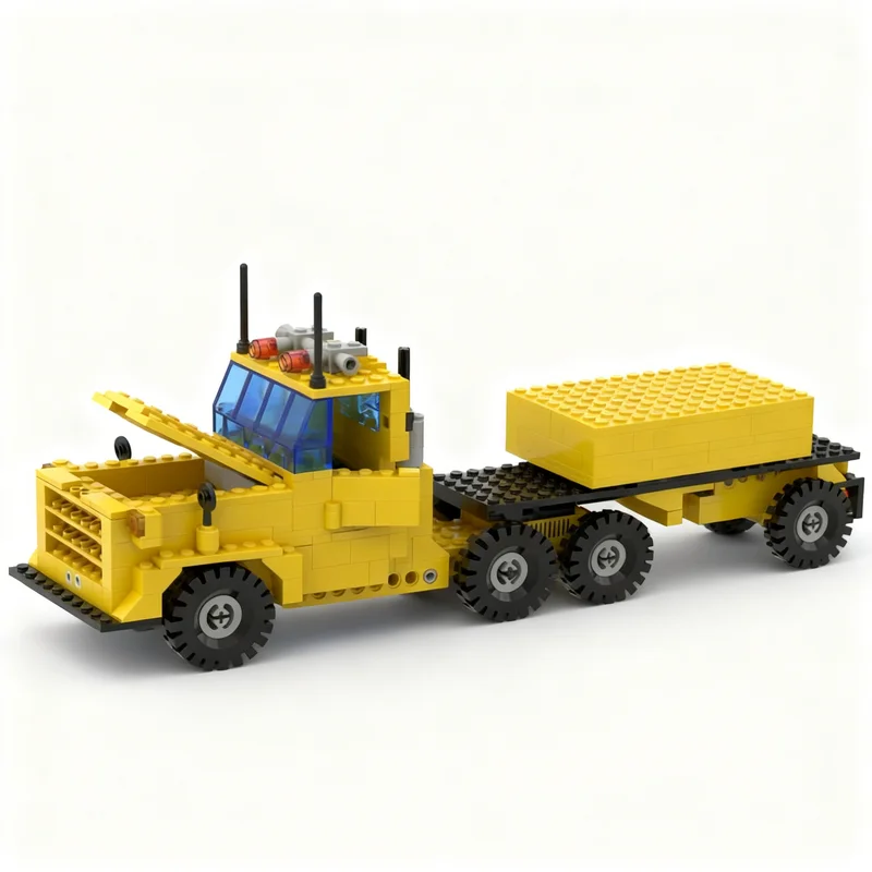 

NEW 381PCS MOC Technology 744 Container Truck Model DIY Creative Assembly Building Blocks Display Birthday Gift Collection Set