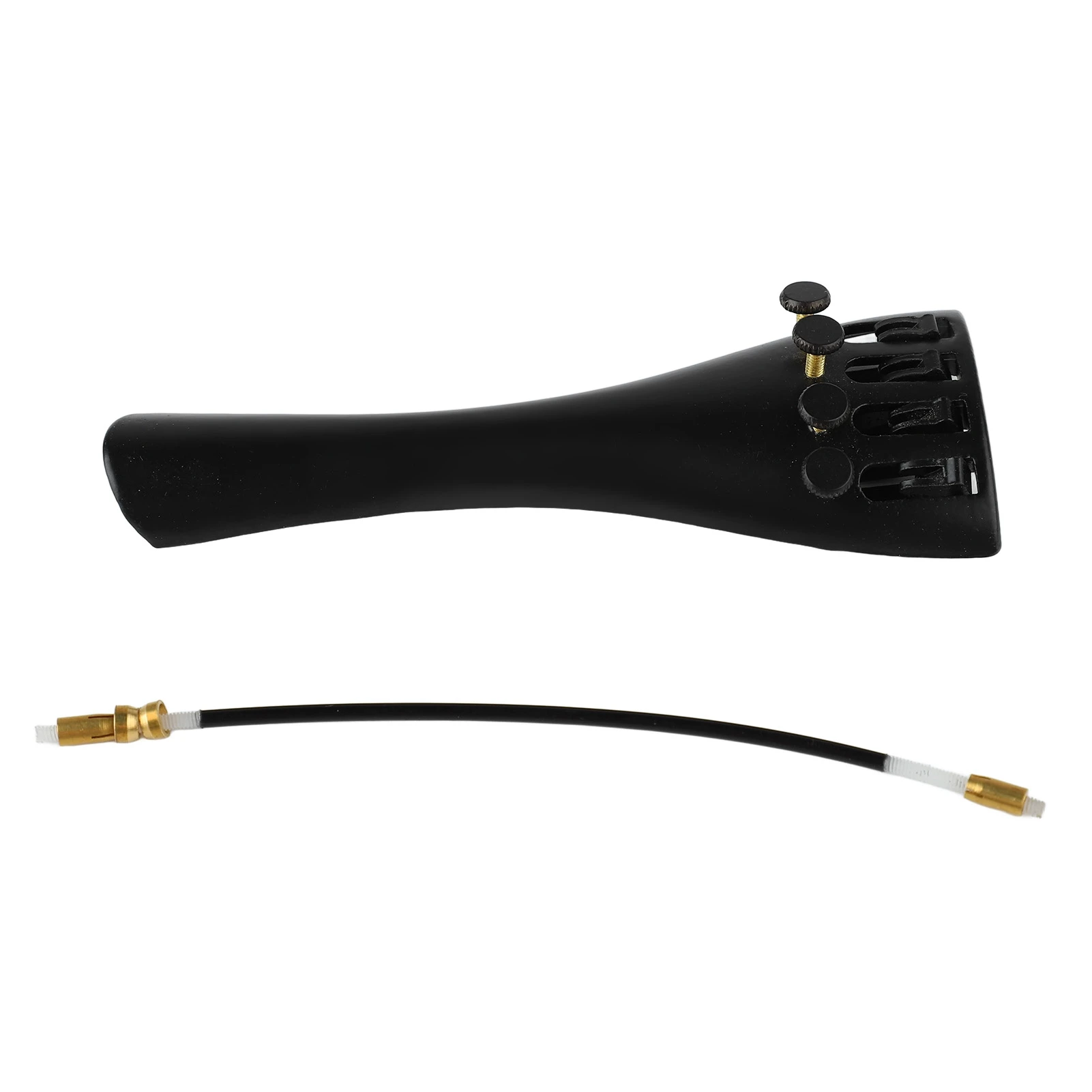 Violin Tailpiece 4 Fine Tuners Aluminium Alloy Fiddle Tailgut 3/4 4/4 Parts Accessories