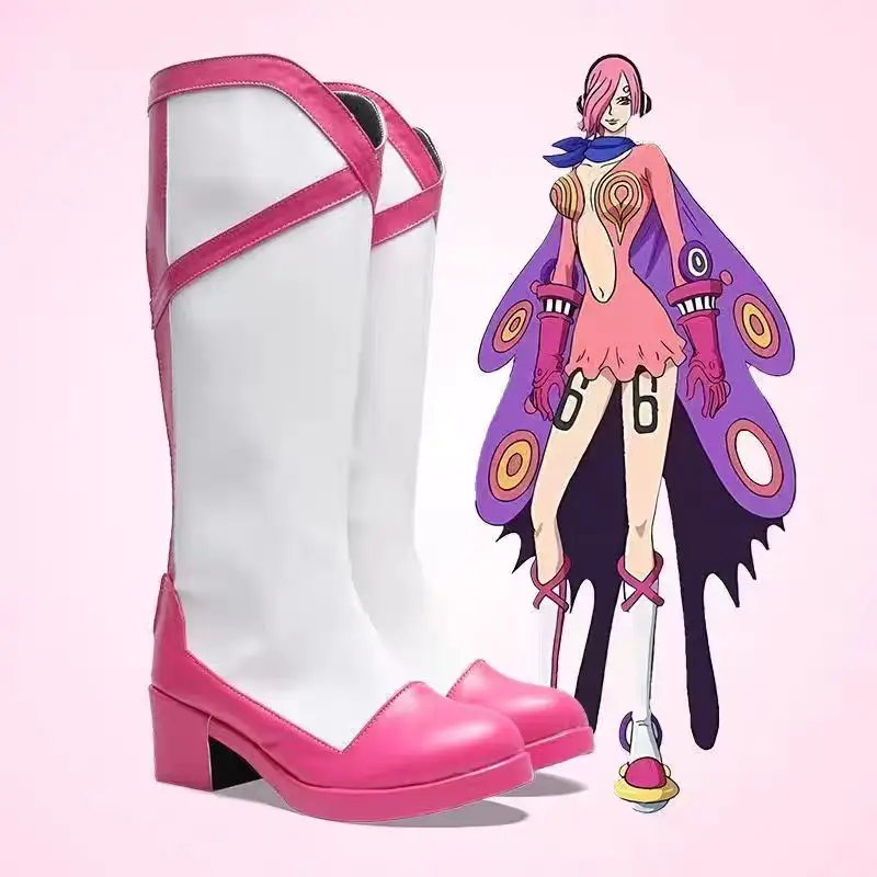 Vinsmoke Reiju Shoes Anime Cosplay Accessories Props Halloween Carnival Cosplay Prop Vinsmoke Reiju Boots