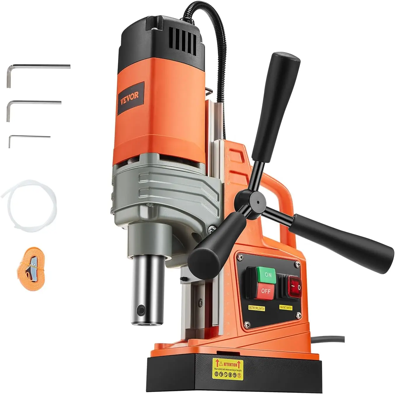 

Mag Drill Press, 1300W 1.57" Boring Diameter, 2922lbf Power Portable Magnetic Drill, 810 PRM, Electric Drilling Machine for Meta