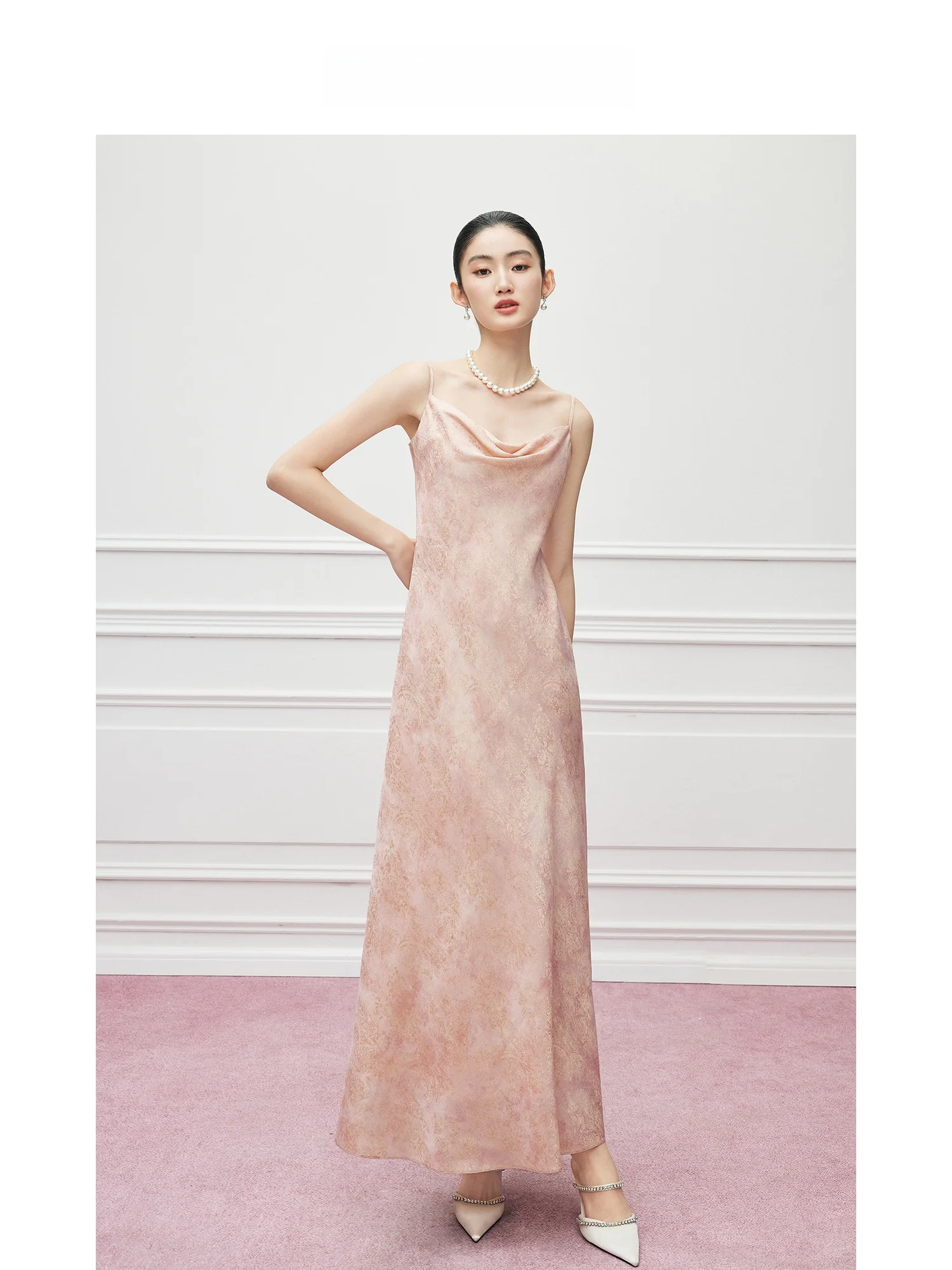 Ele Pink Floral Emb…