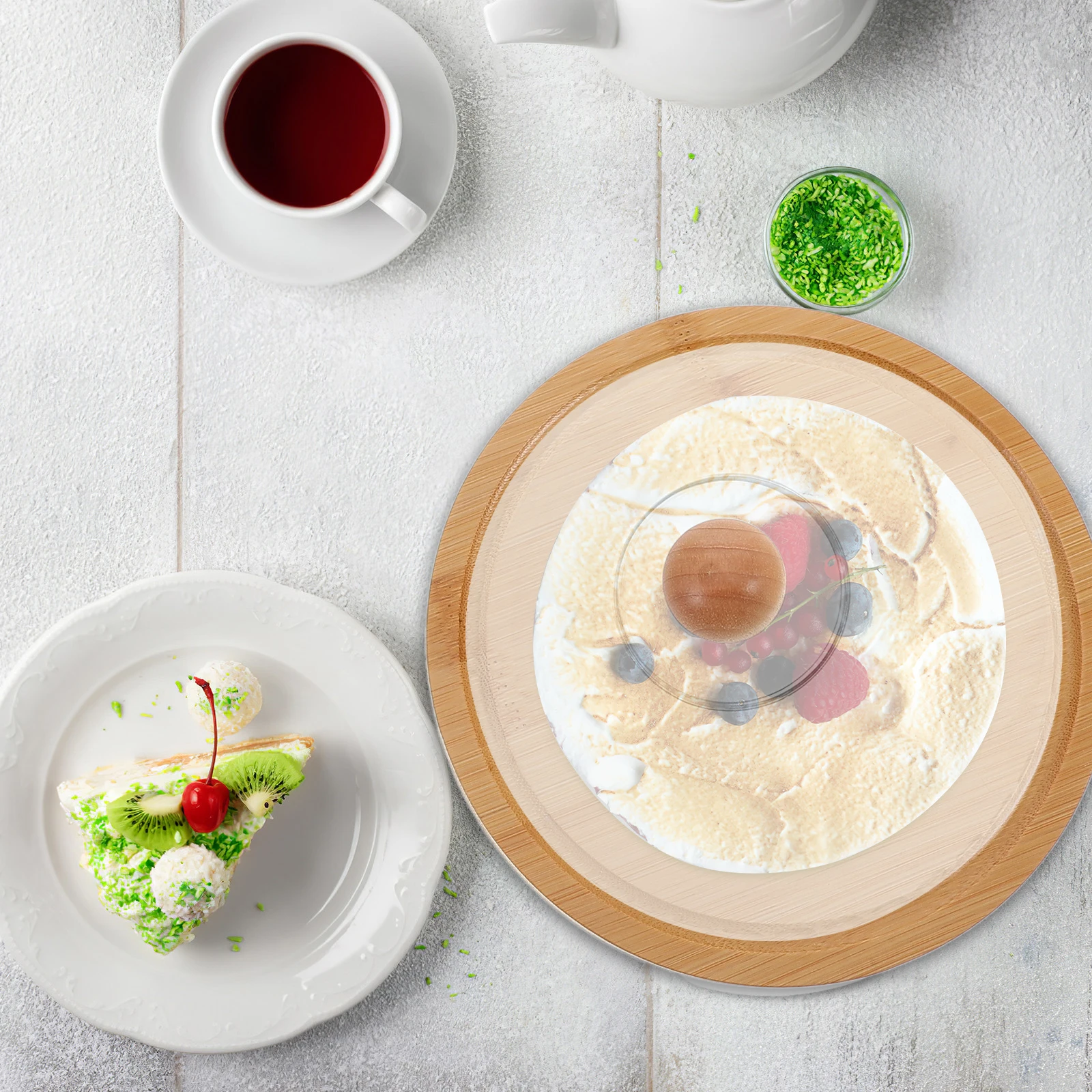 

Butter Dish with Lid Glass Dome Cover Cake Tray Cheese Platter Dessert Stand for Kitchen Birthday Wedding Celebrations