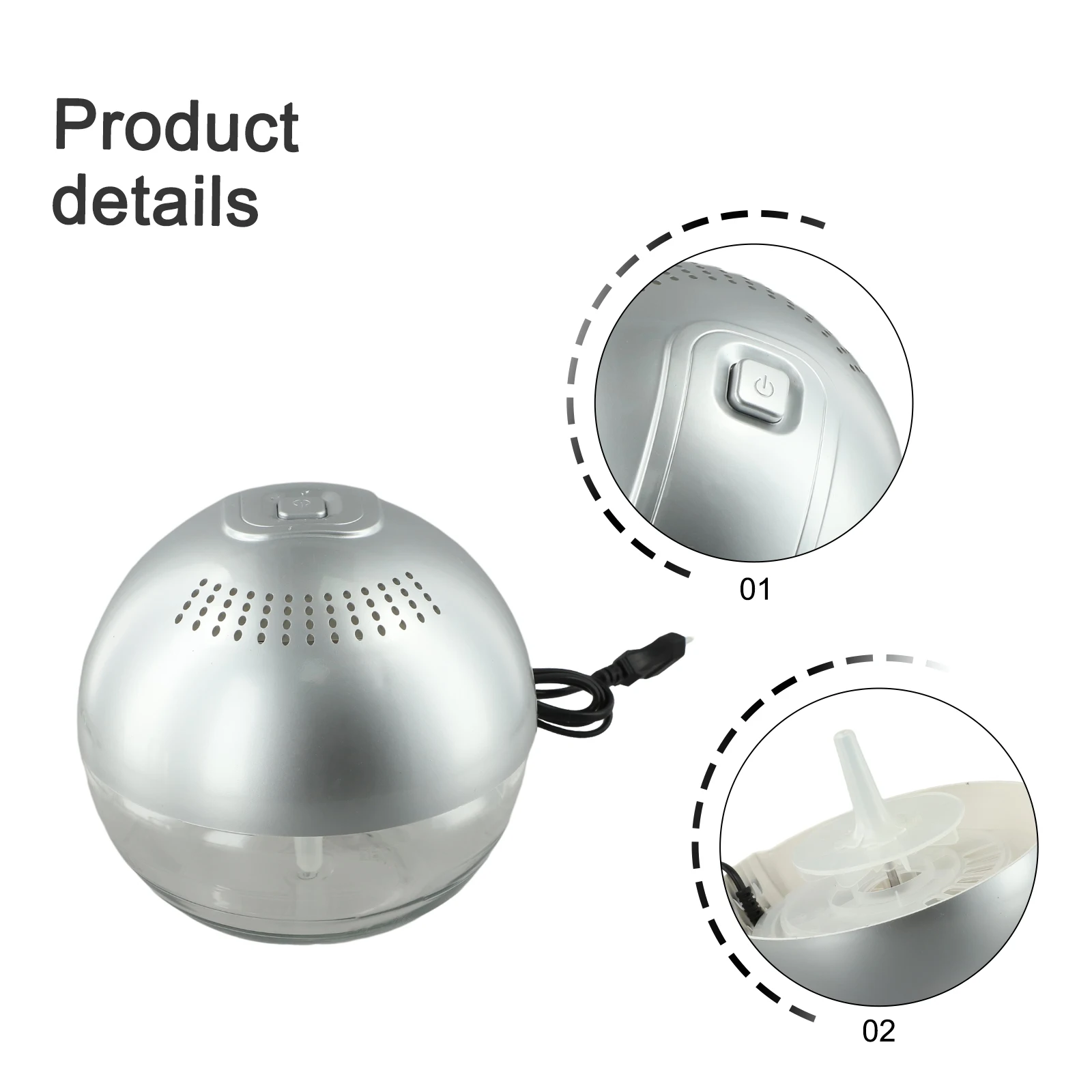 Filtration Air Revitaliser Fresh Air Freshener Continuous Duration Easy To Use LED Light Product Name Purifier