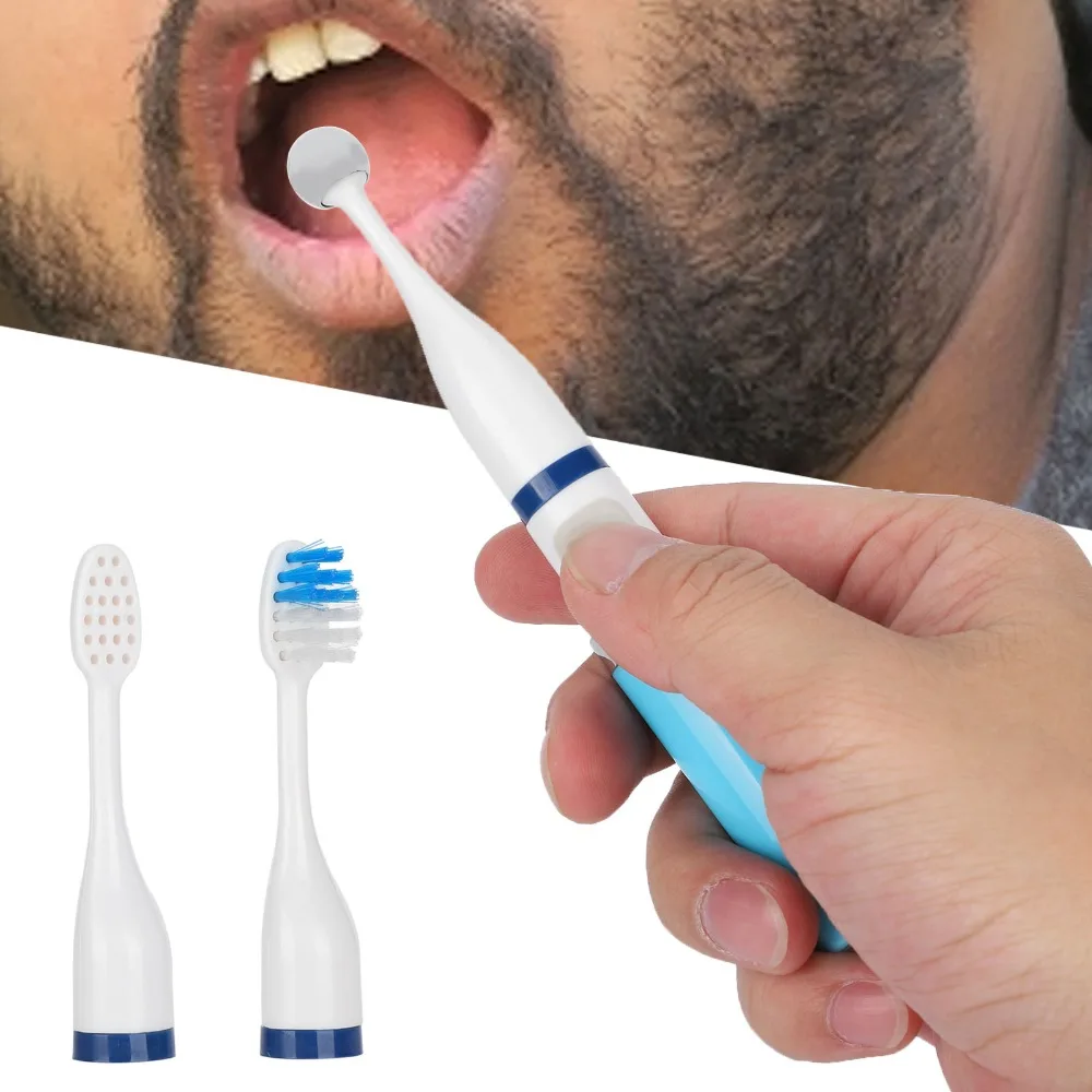 Rechargeable Electric Toothbrush Replaceable Heads Portable Tongue Muscle Trainer Massage Oral Muscle Tool For Muscle Recovery