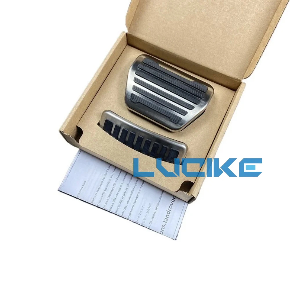 GENUINE for Land Rover Range Rover Sport 13+ New Defender Discovery 5 Brake/Accelerator Pedal Pad Stainless Cover Set VPLWS0475