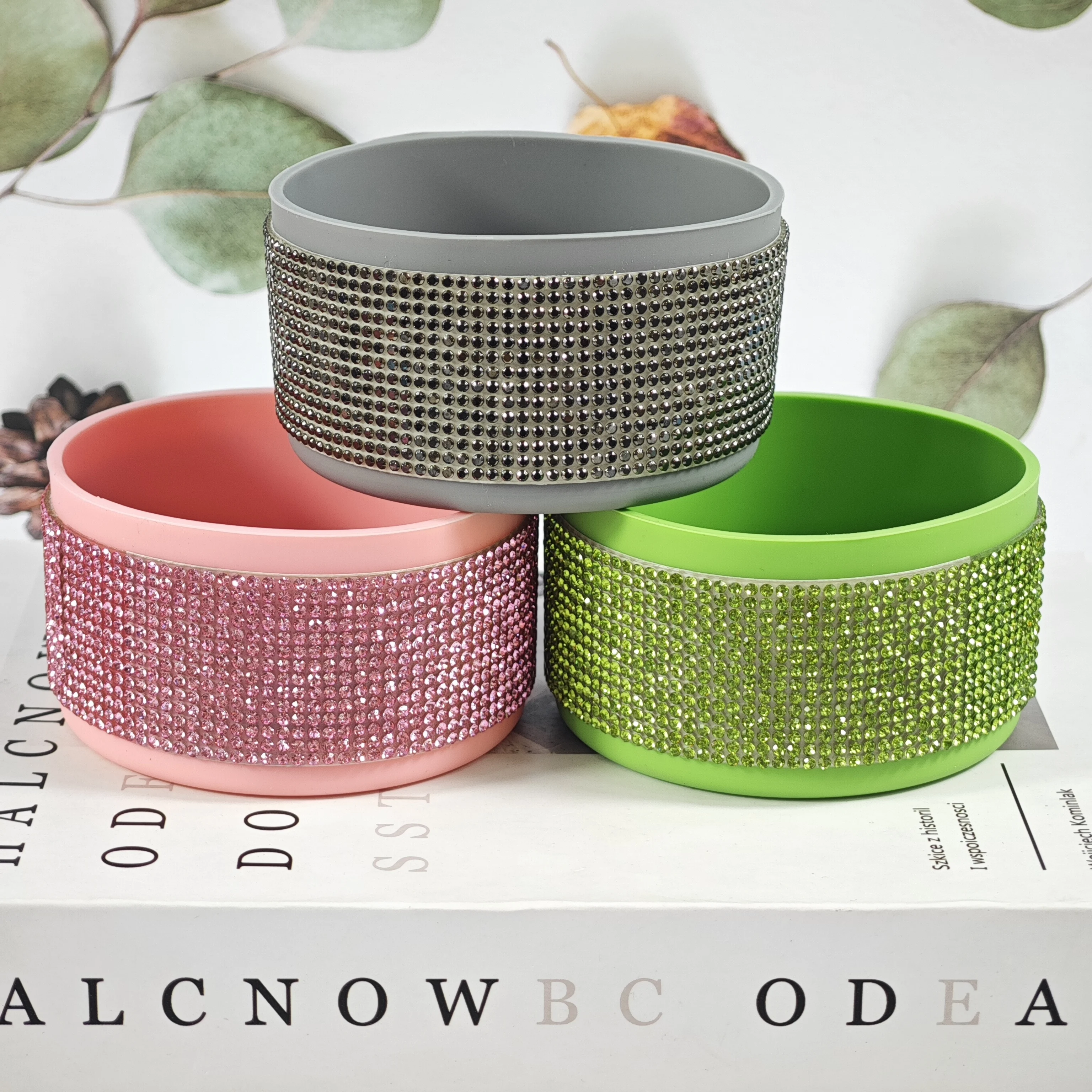 

Silicone Cup Sleeve With Diamond, Silicone Bottom Sleeve, Ice King Cup And Space Cup Bottom Protective Sleeve