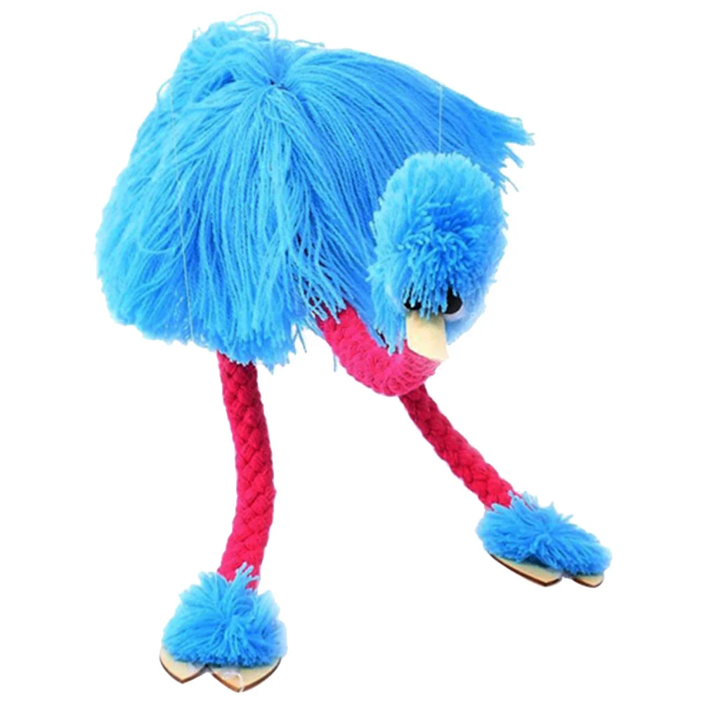 

Ostrich Marionette Puppets Interactive Animals Marionettes Funny Figure Craft Plush for Kids Baby