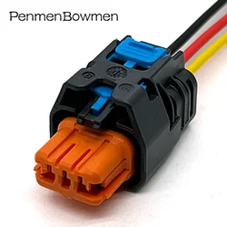 1 Set 3 Pin Auto Wheel Speed Sensor Electrical Cable Connectors Female Wire Harness Plug For 13847082