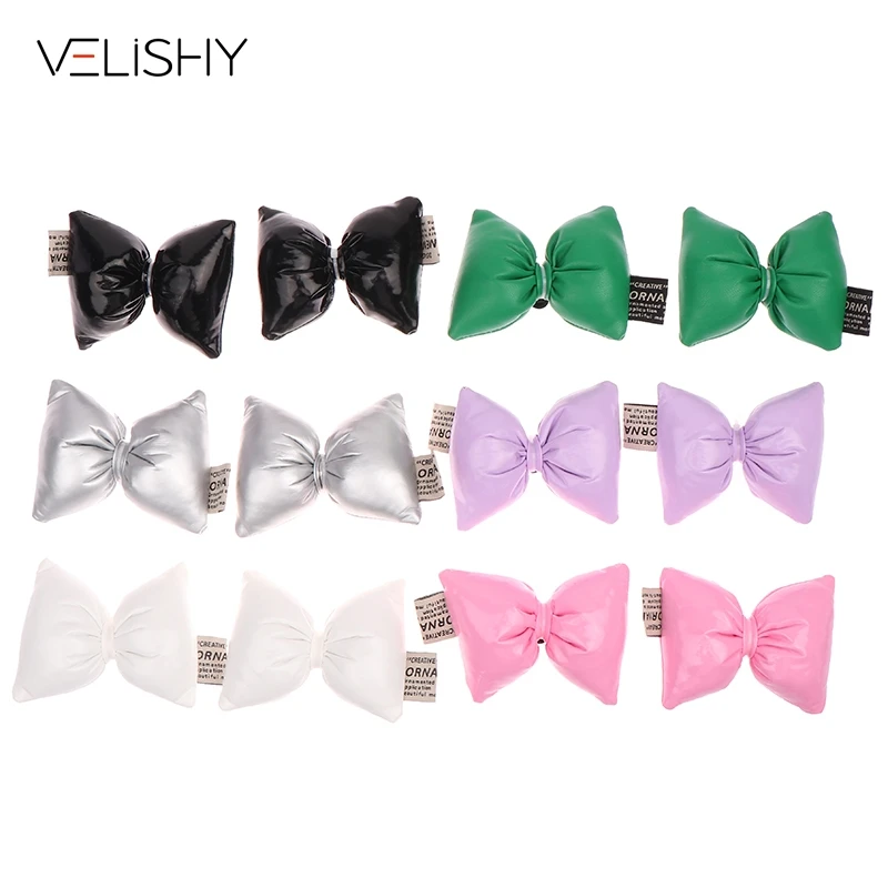 Multi Color Sweet Style Cute Bow Shoe Accessories Fashion Elegant Shoe Charms for Sandals Shoe Buckle Decorations