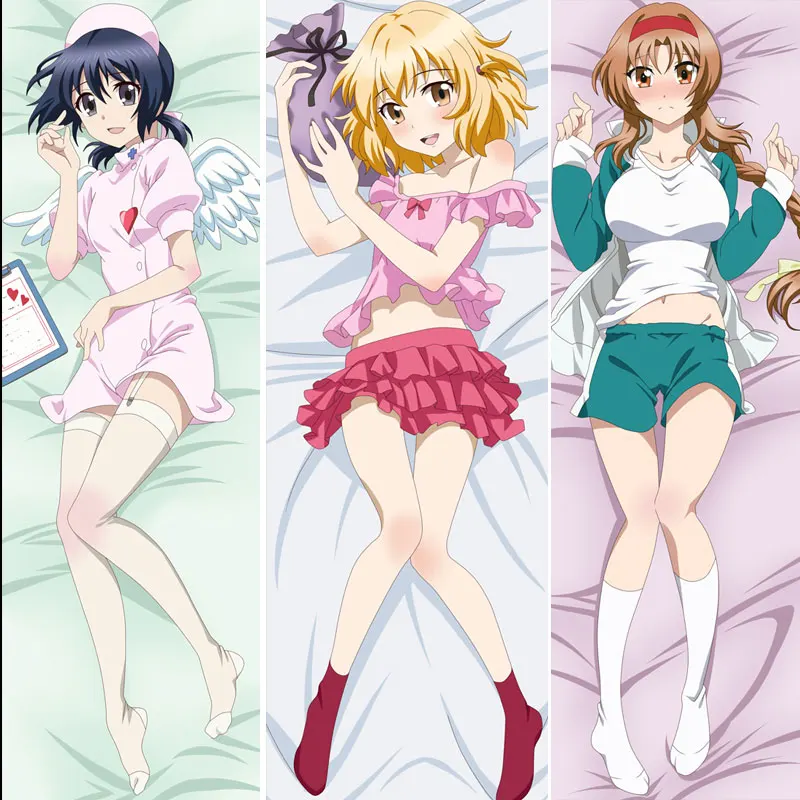 Anime D-Fragments Pillowcase Japanese Dakimakura Cover Waifu Hugging Body Decorative Pillow Cover Shibasaki Roka Cushion