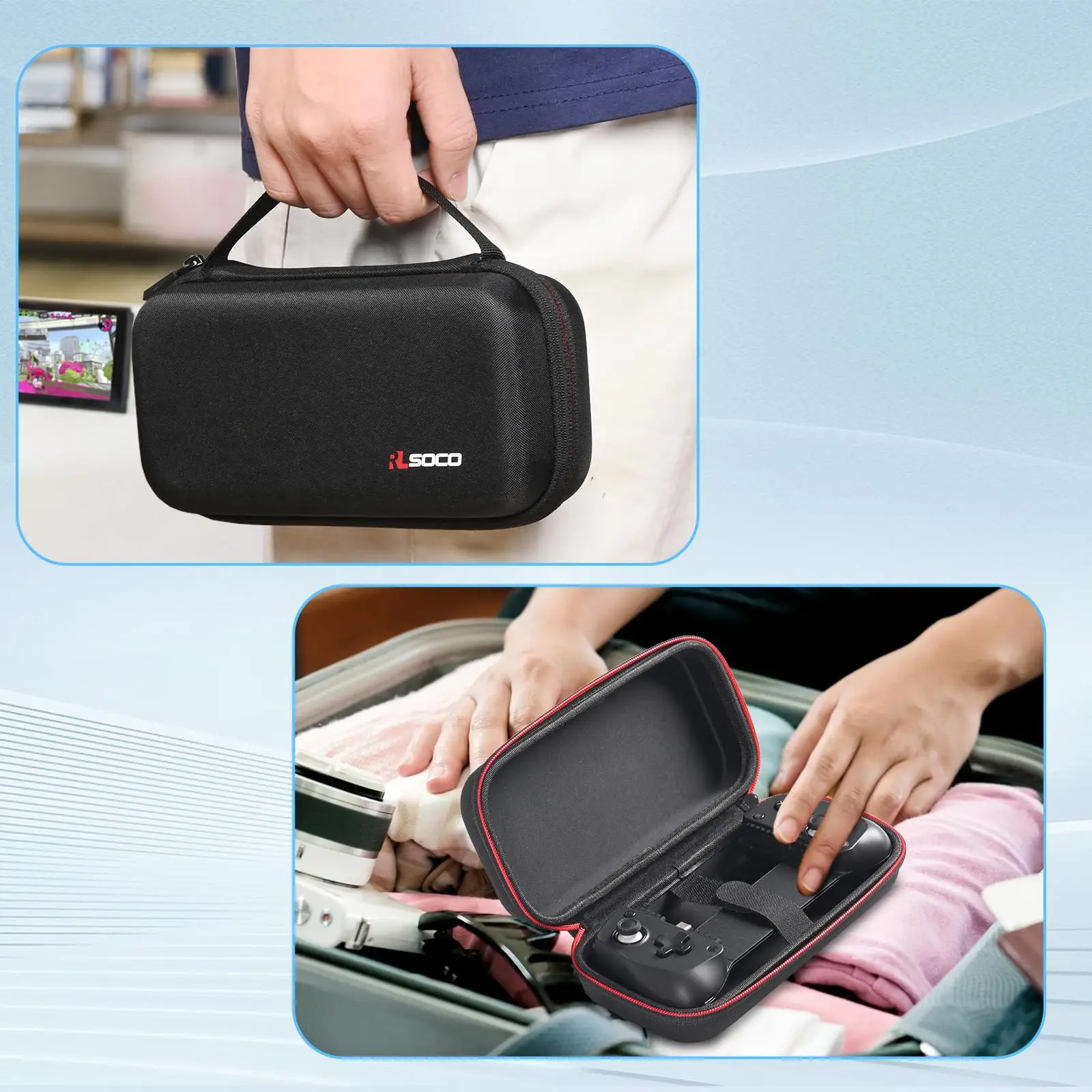 Hard Case for Gamesir X5 Lite/ X5s Game Controller, Waterproof, Pressure-resistant Portable Carrying Box Bag(Case only)
