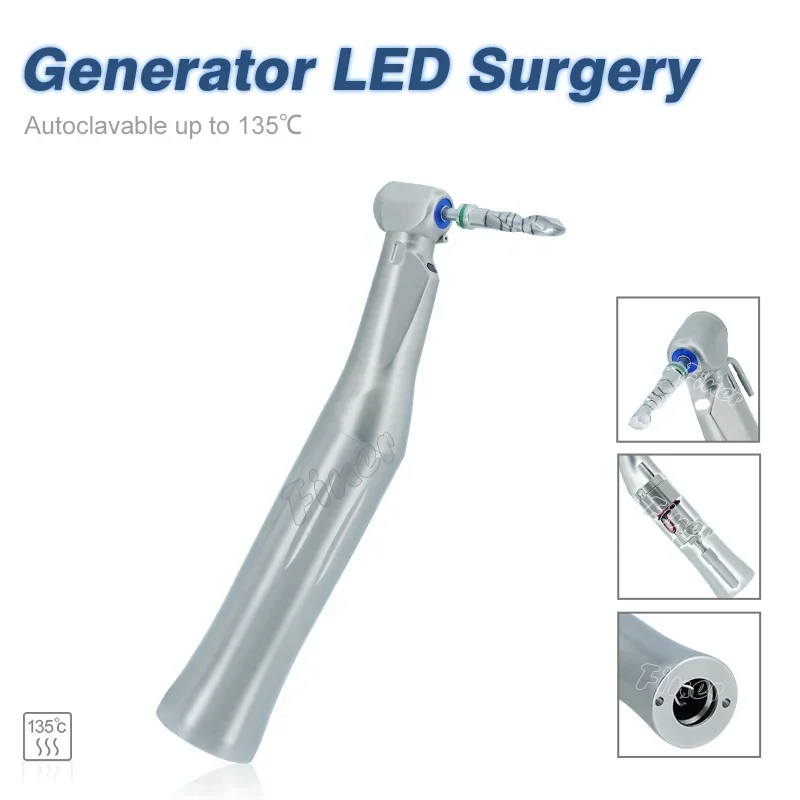 den tal im plant handpiece 20-1 speed reduction contra angle LED generator handpiece