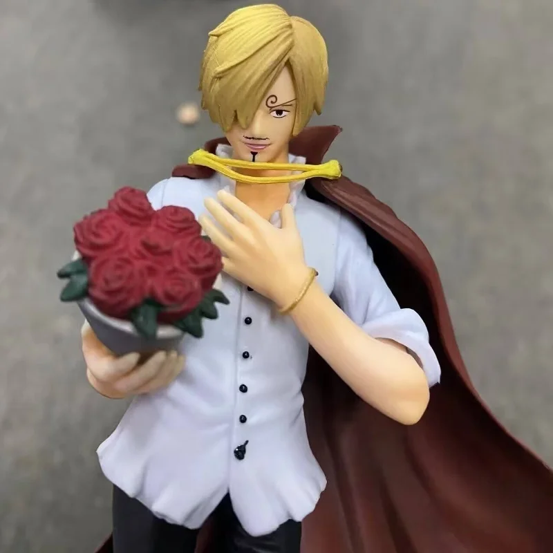 

17cm Anime One Piece Cake Island Propose Sanji Charlotte Pudding Anime Figure Statue Model Figurine Collection Toy Desk Toy Gift