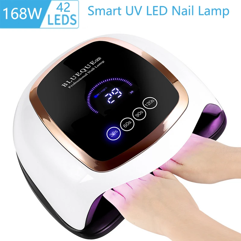 UV LED Lamp For Nails Fast Drying Machine With Memory Function Touch Screen LCD Display Manicure Dryer Nail Art Salon Tools