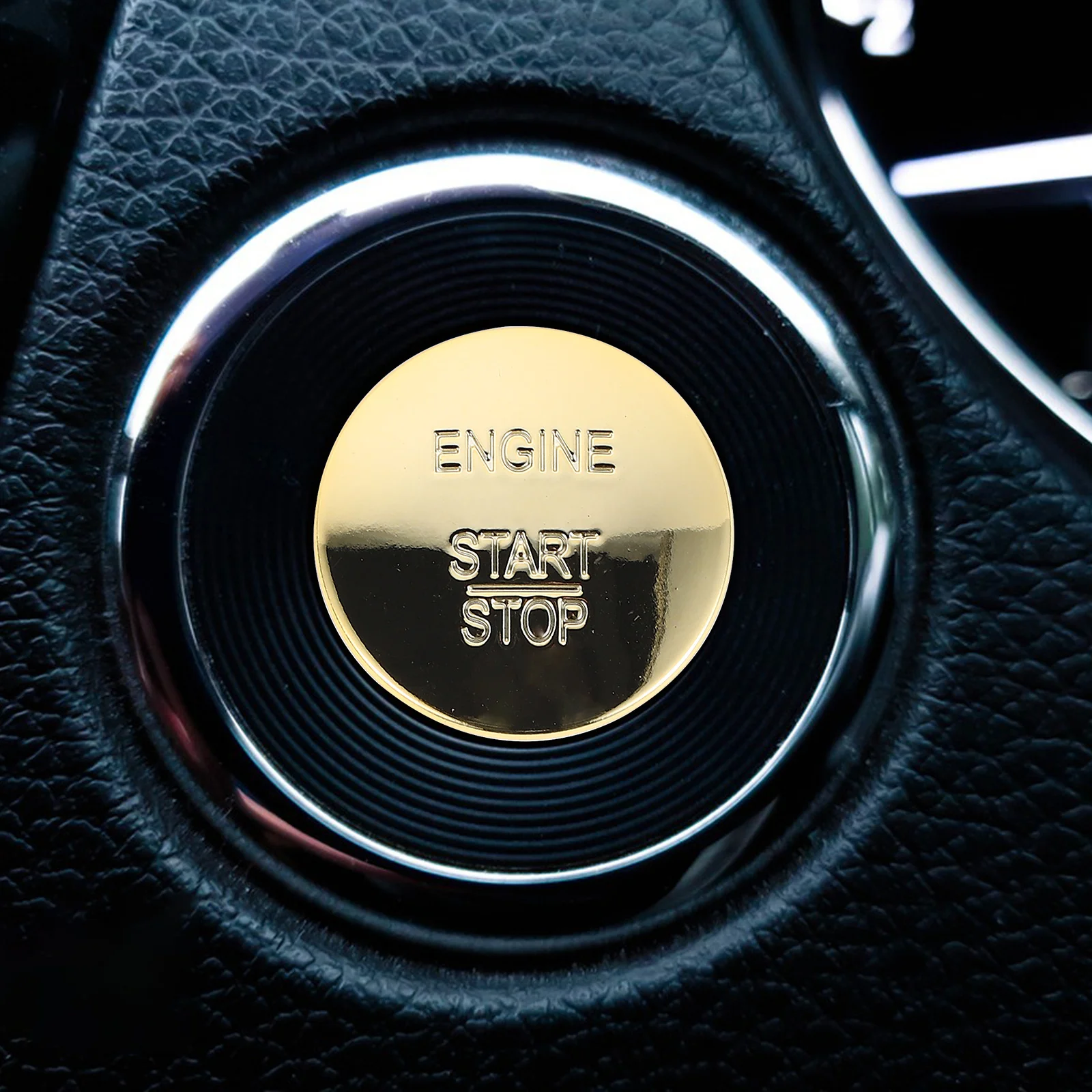 

Car Start Stop Push Button Switch Universal Ignition Starter Replacement Keyless Engine Activation Auto Safety Interlock