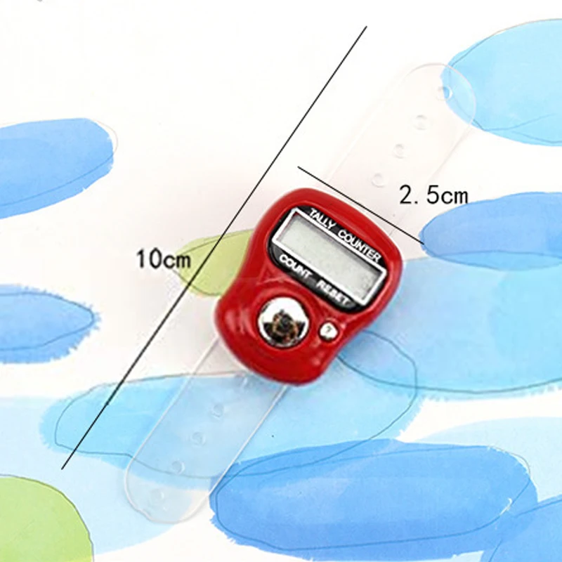 1PC Fingerzähler Kompass LED Elektronischer Handheld Tally Counter Clicker Counter Ring