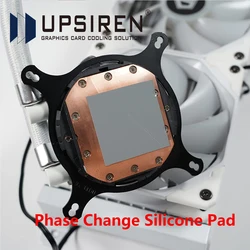 UPSIREN PCM-1 Highly Thermally Conductive PCM Pad Solid Silicone Grease Phase Change Silicone Repaste Pad 80x80 PCM термопрокла