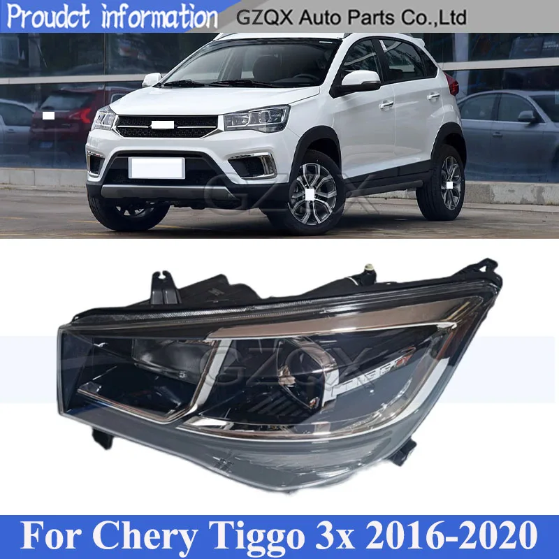 

Передняя фара для переднего бампера CAPQX, головная лампа для Chery Tiggo 3x 2017-2020, фара для автомобиля