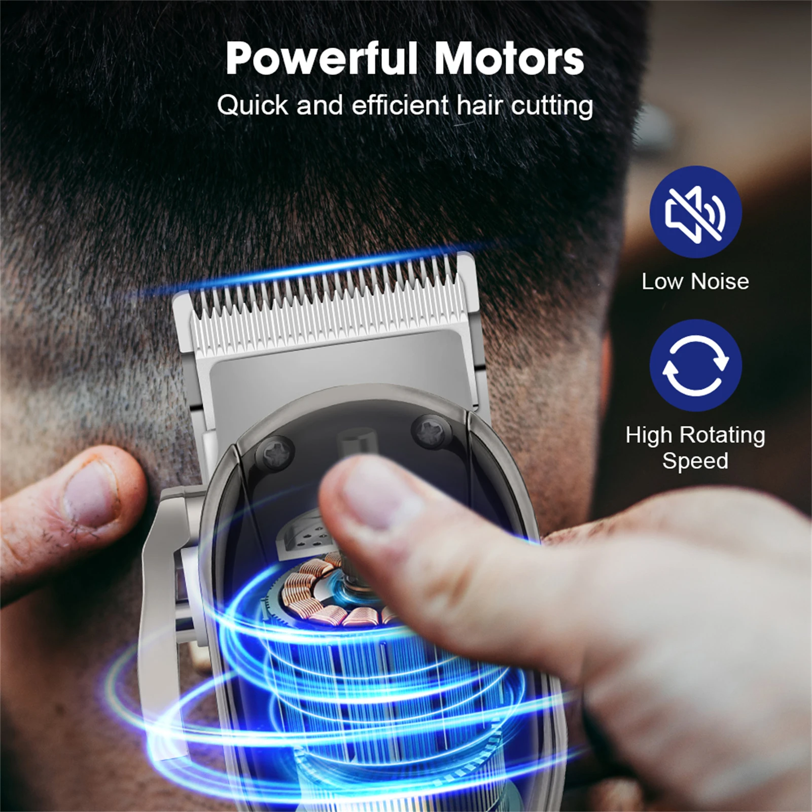 HIENA HYN-215 Electric Hair Trimmers Professional Barber hair Clippers Rechargeable Shaving Machines for cutting hair appliance