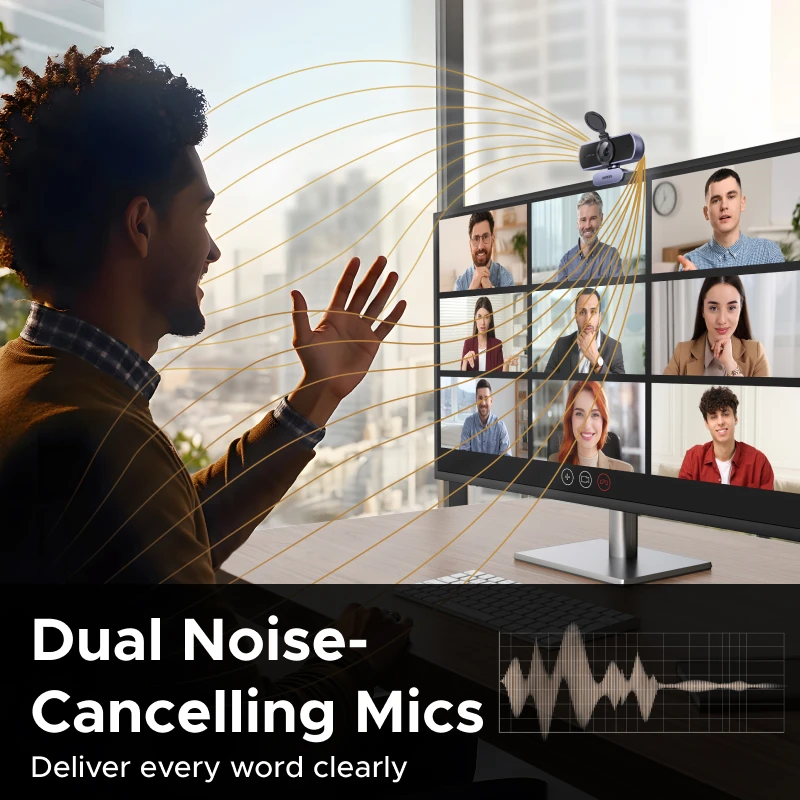 UGREEN HD Mini USB Dual Microphones for YouTube & Video Calls