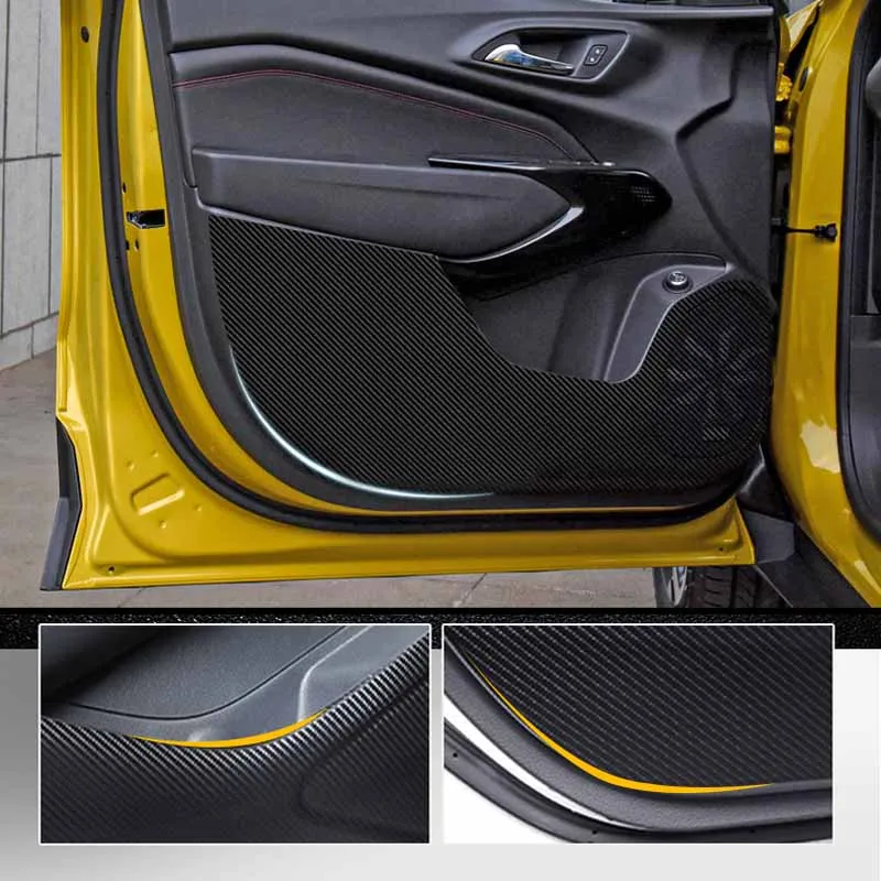 Car Door Anti Kick Pad For Chevrolet SEEKER TRAX Crossover 2023-2025 Leather Protection Film Protector Stickers Auto Accessories