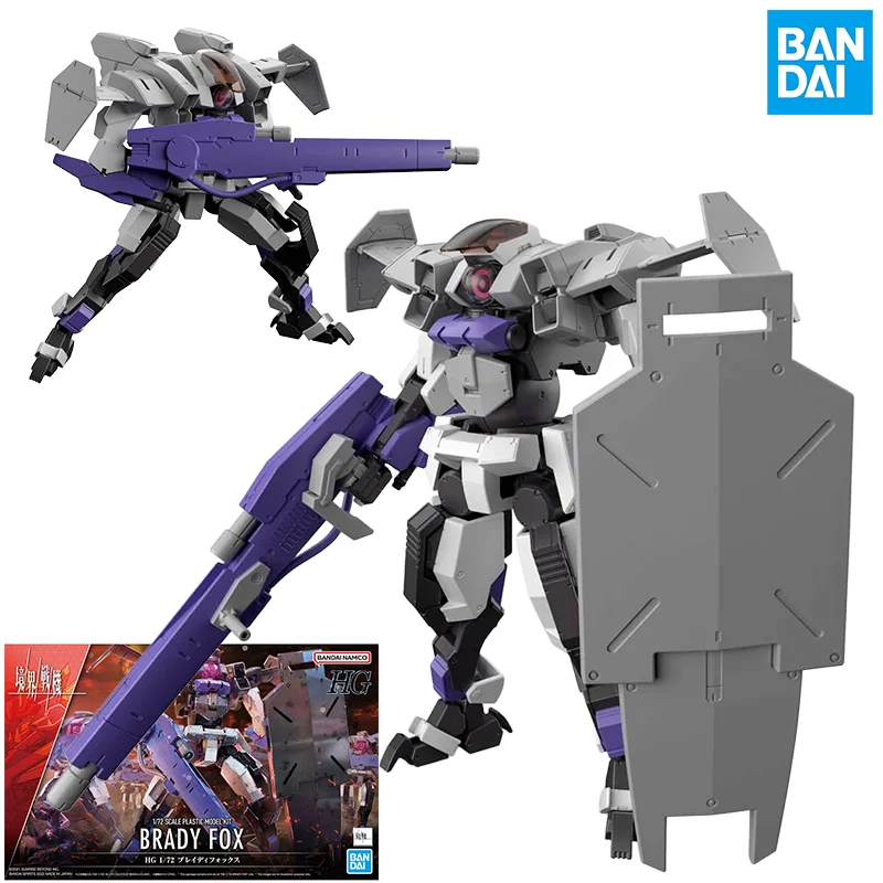 

Bandai Original GUNDAM HG SUNRISE BEYOND BRADY FOX Anime Action Figure Assembly Model Toys Collectible Model Ornaments Gifts