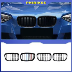 Front Bumper Kidney Grille Radiator Guard Grill M Performance Car Accessories Fit For BMW 1 Series F20 F21 2011-2014