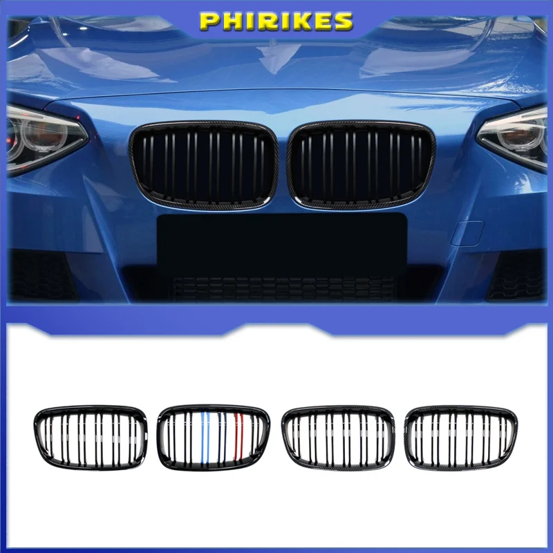 Zderzak przedni Kratka chłodnicy Kratka M Wydajne akcesoria samochodowe Pasują do BMW serii 1 F20 F21 2011-2014