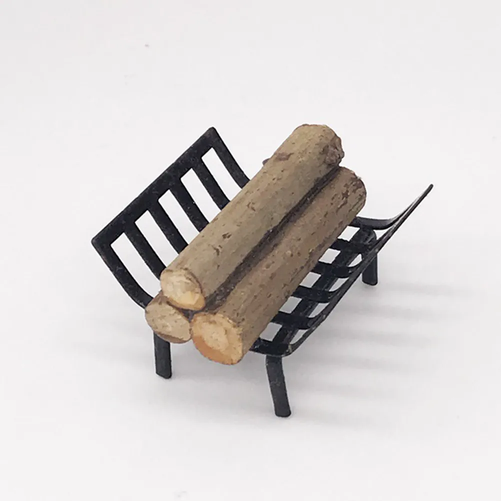 

Набор миниатюрных подставок для костров: прочный материал, реалистичная текстура, декор для дома, реквизит для фотосъемки, декоративная подставка для костра