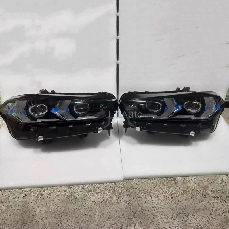 

Upgrading Headlight fit for BMW X5 headlight 2023-2026 BMW G05 Lci Laser headlights BMW X5M F95 Headlamp with Blue Brow DRL