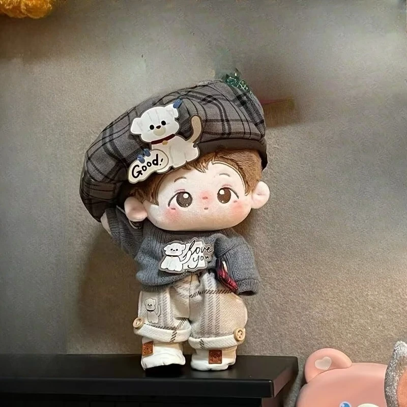 ملابس دمى قطنية 20 سم، سترة، سترة، ملابس دمى، ملابس بديلة، مجموعة جرو #3